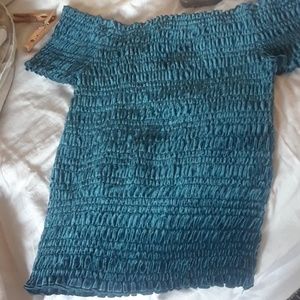 Vintage Aeropostale velvety off the shoulder top